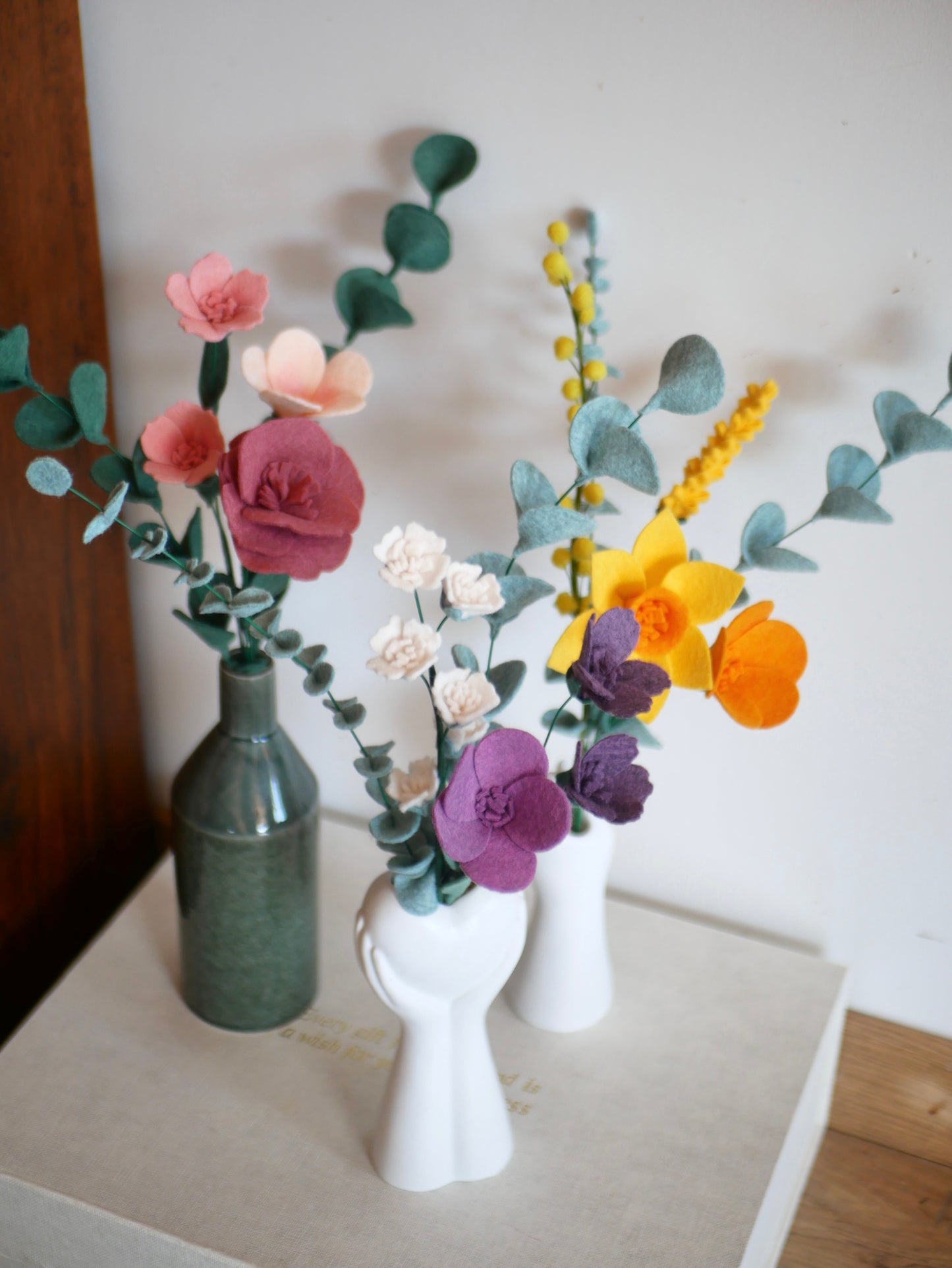 Bouquet rose pêche