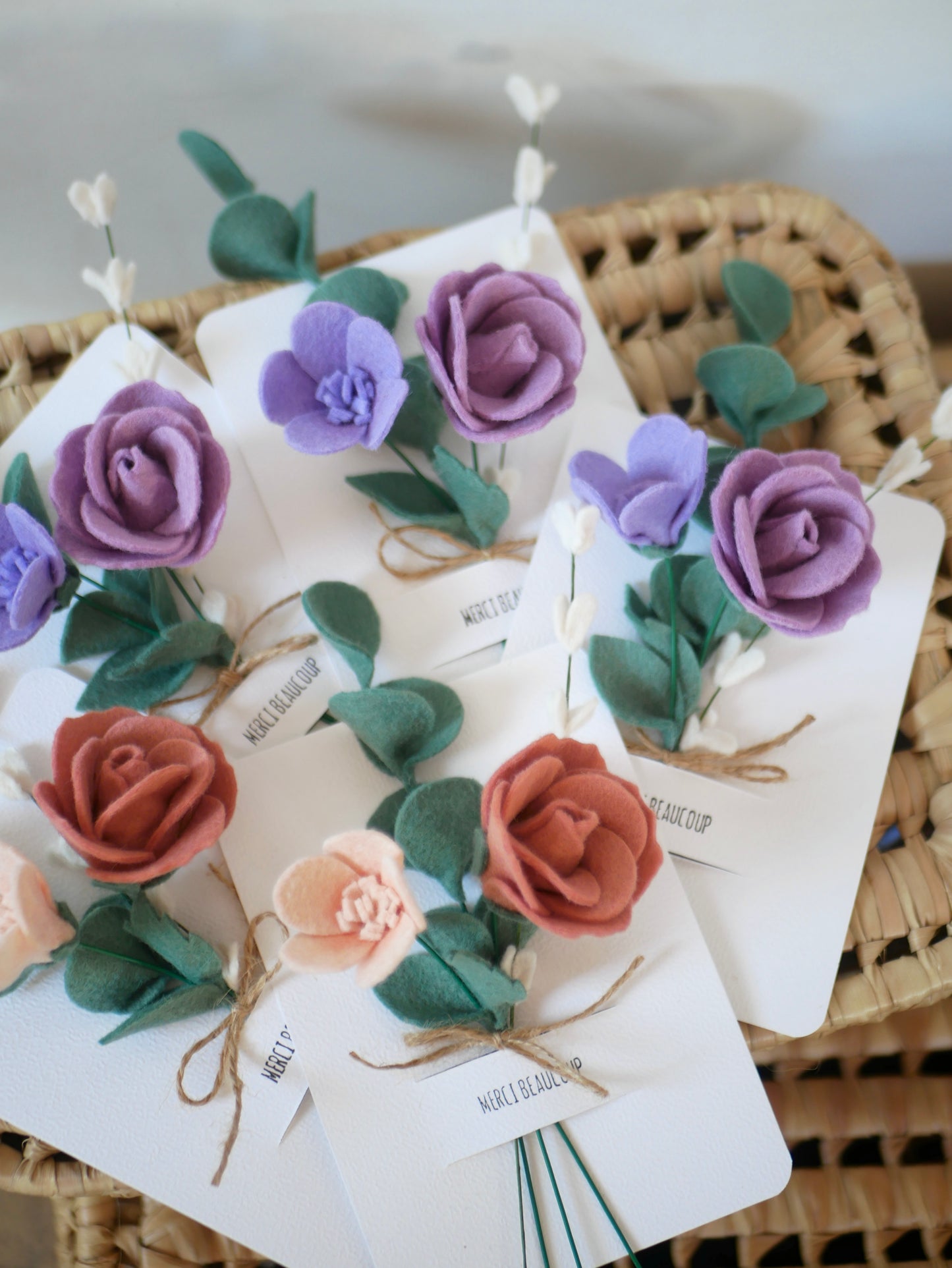 Carte bouquet pour remercier