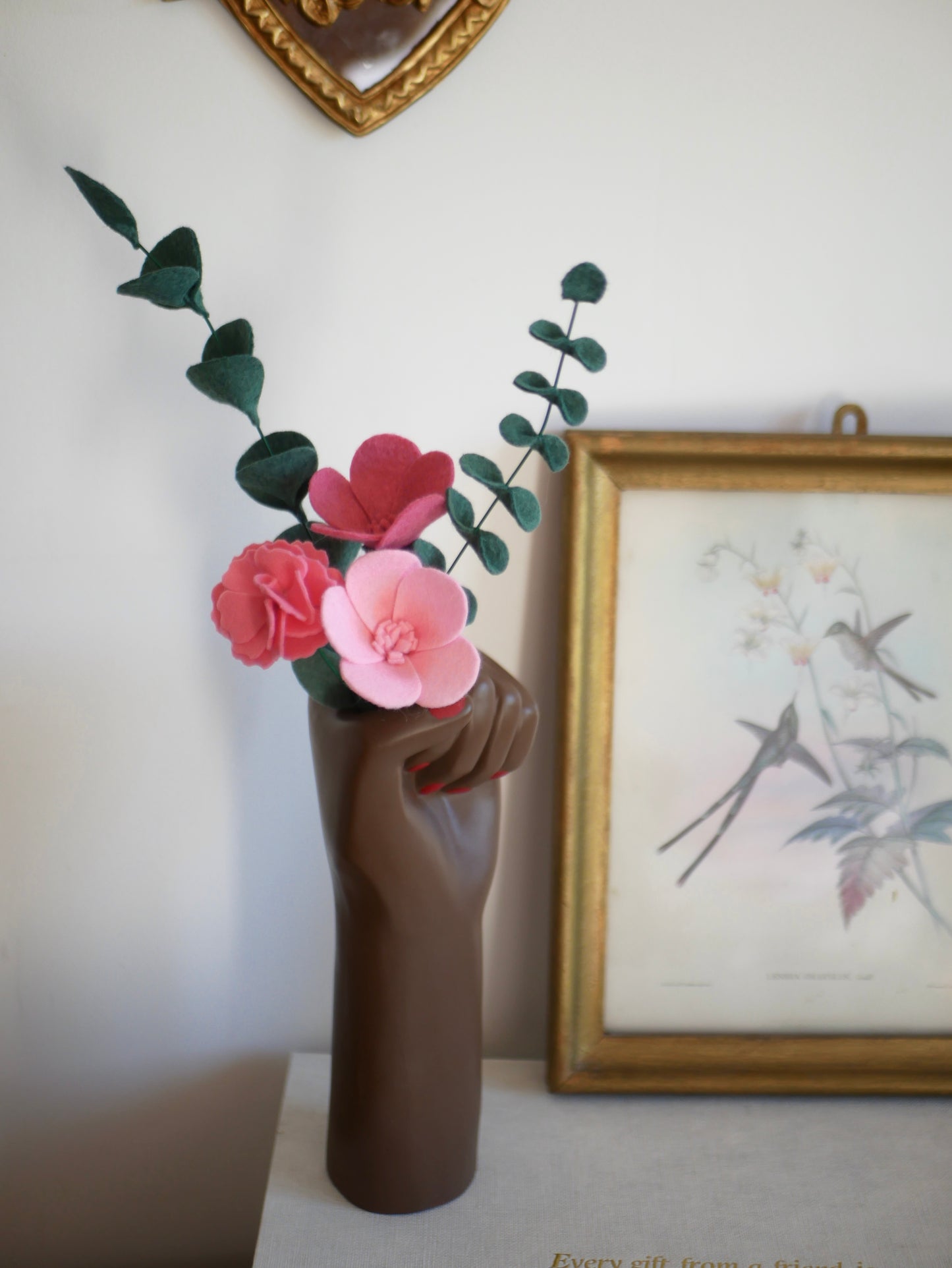 Bouquet rose chamallow