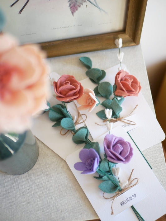 Carte bouquet pour remercier