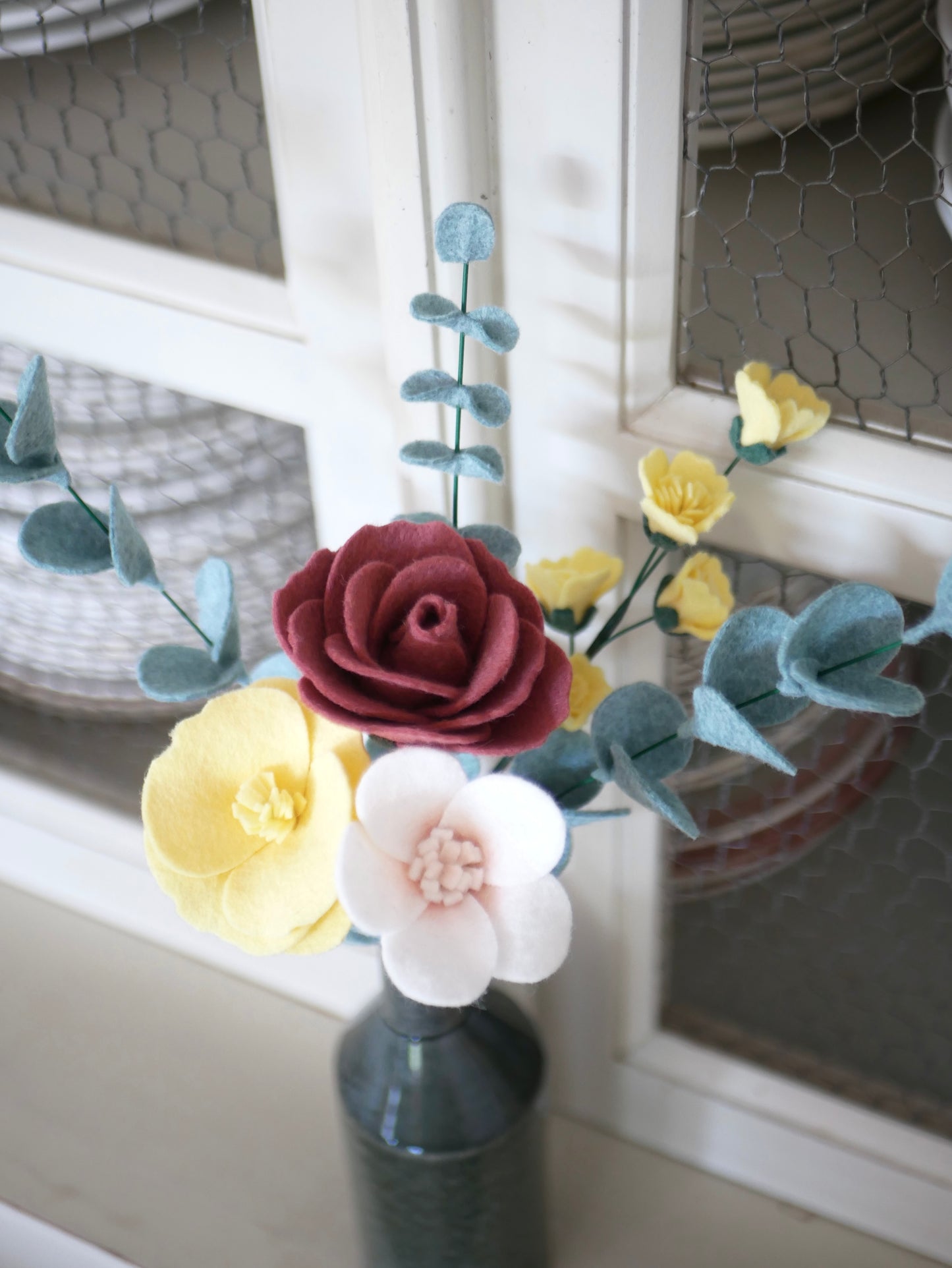 Velours grenat