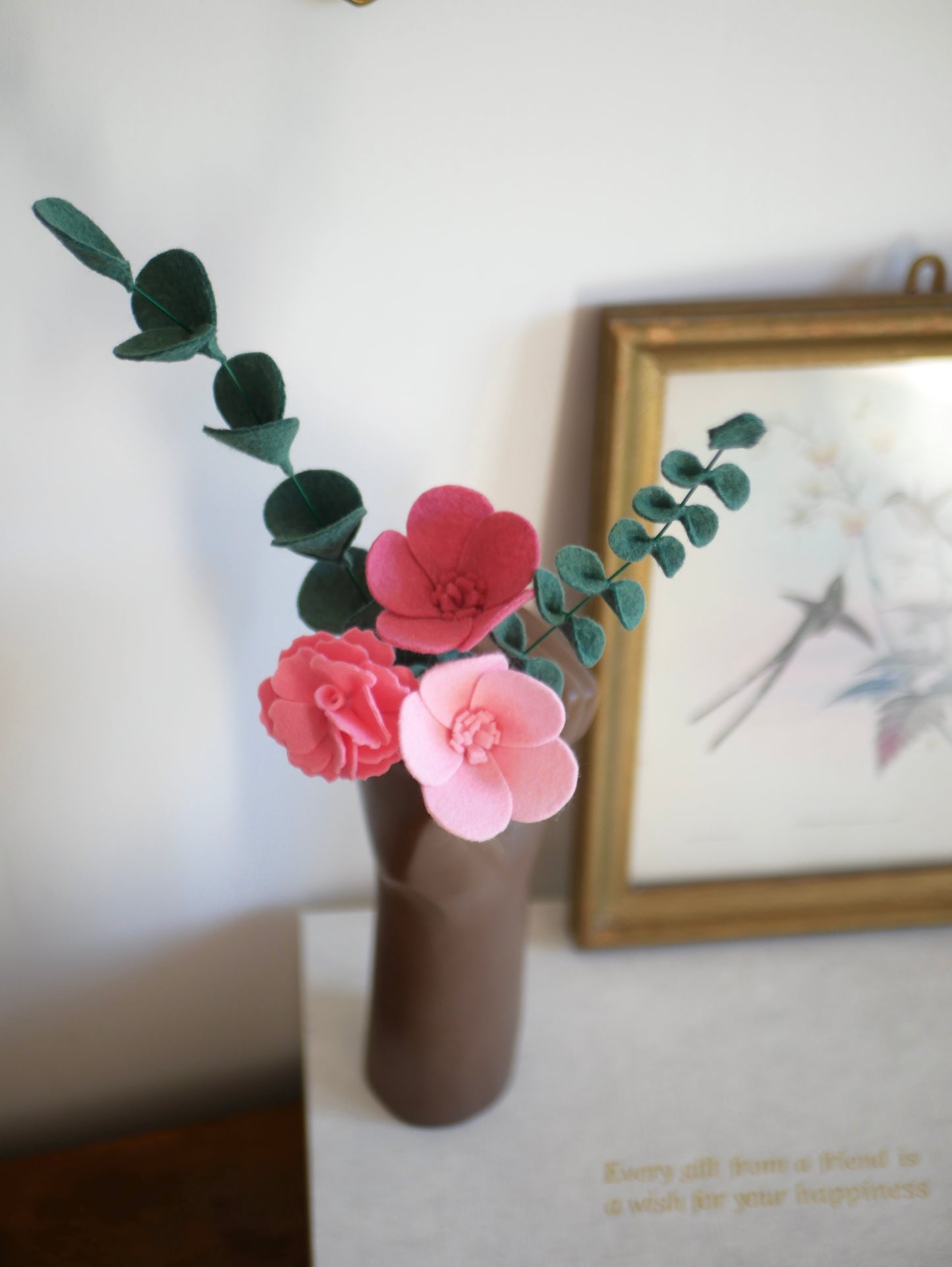 Bouquet rose chamallow