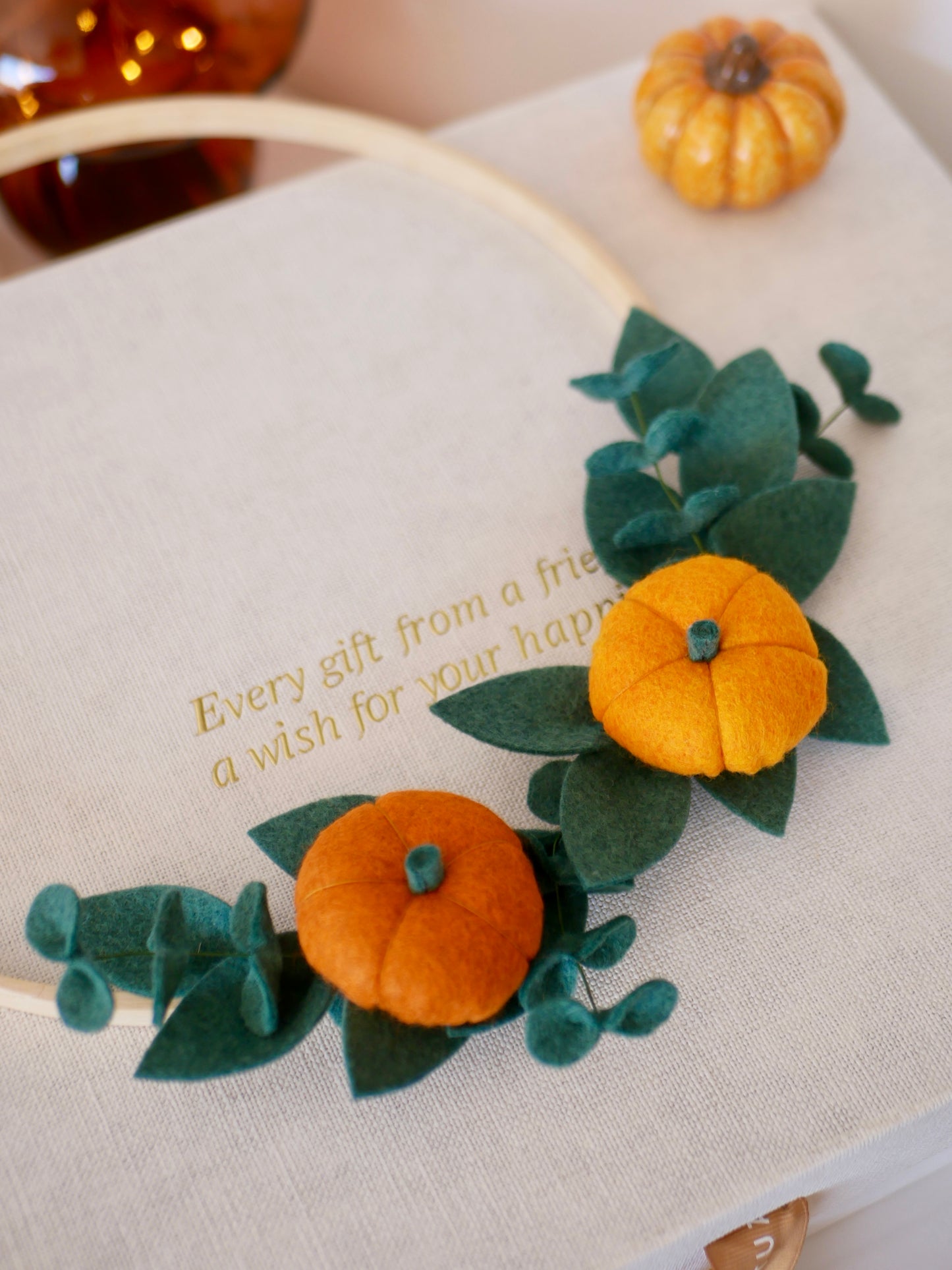 Couronne de citrouilles