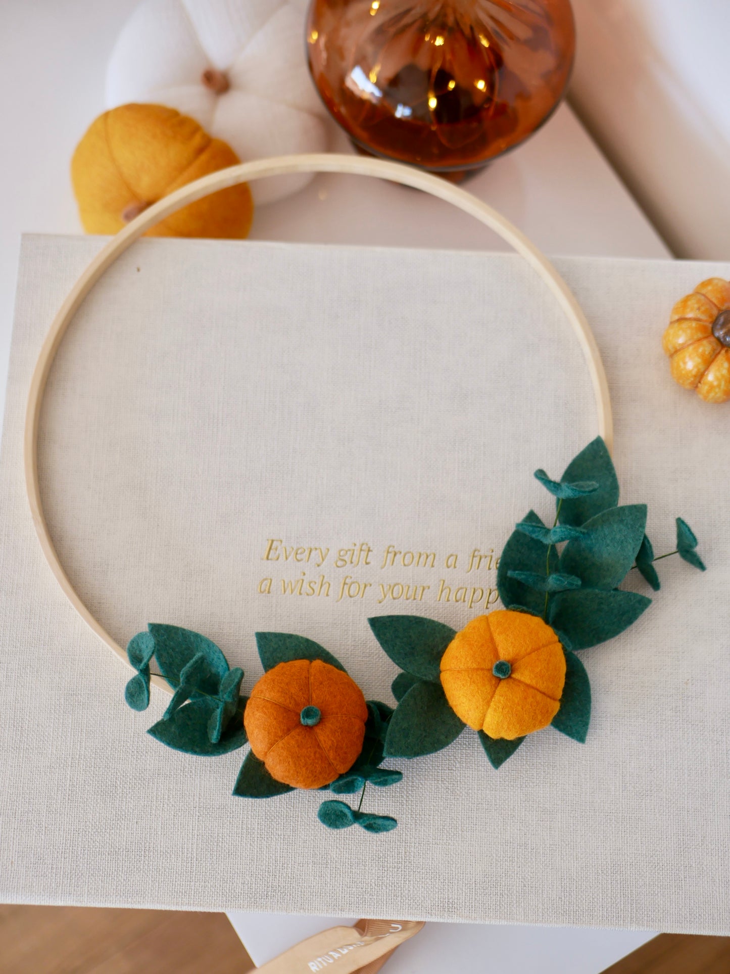 Couronne de citrouilles