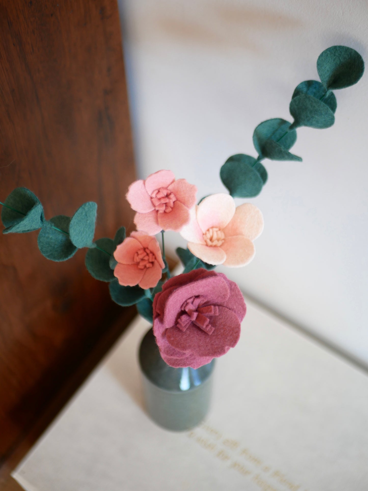 Bouquet rose pêche